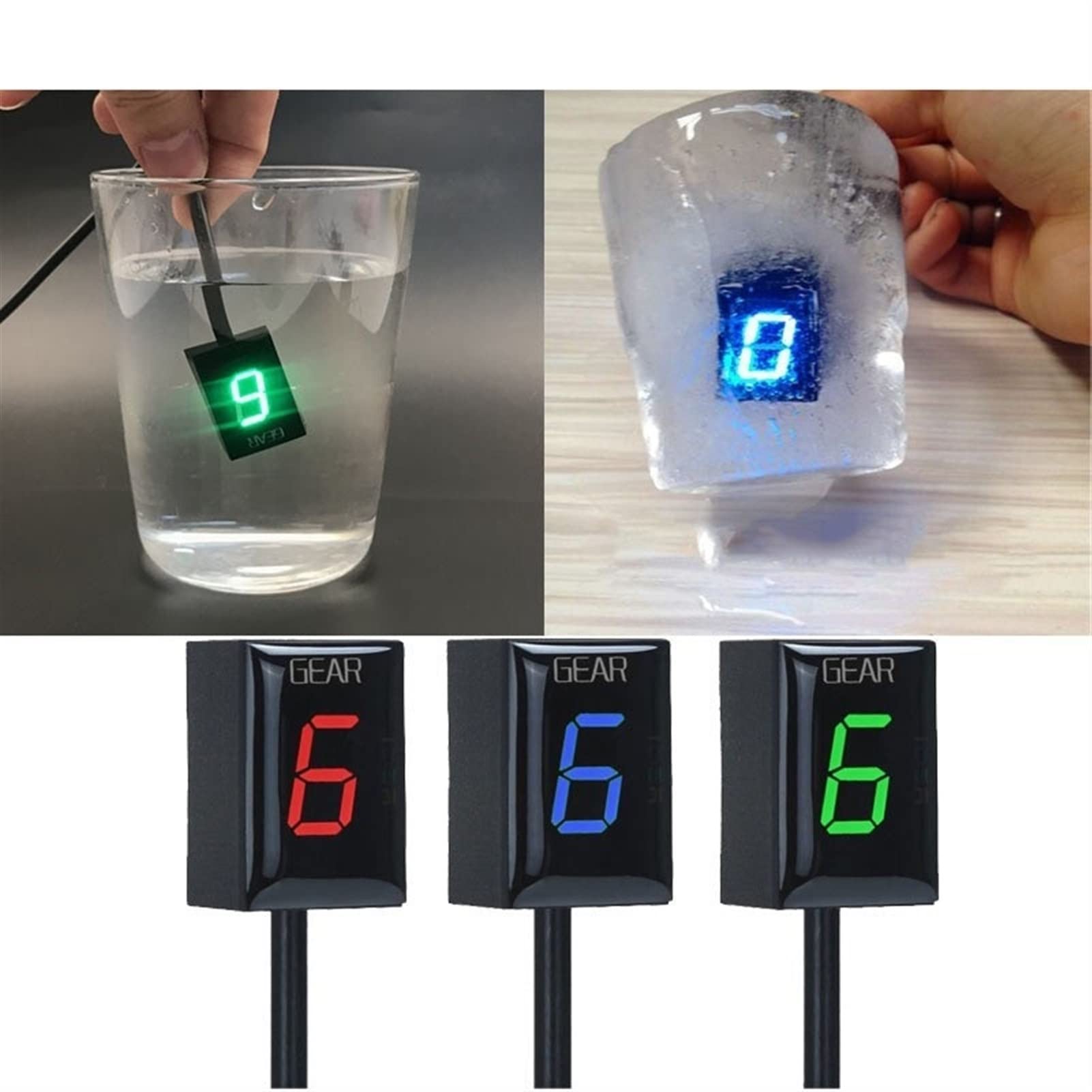 Amazon.co.jp: オートバイ 導いたギアディスプレイデジタルギア